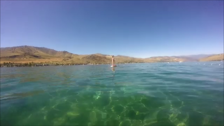 Paddle Boarding on Lake Chelan